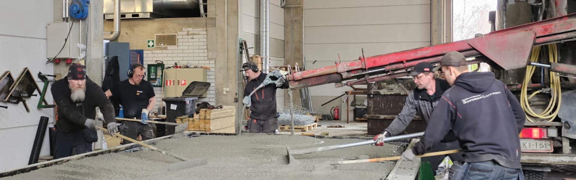 savorak tiimi betonivalu