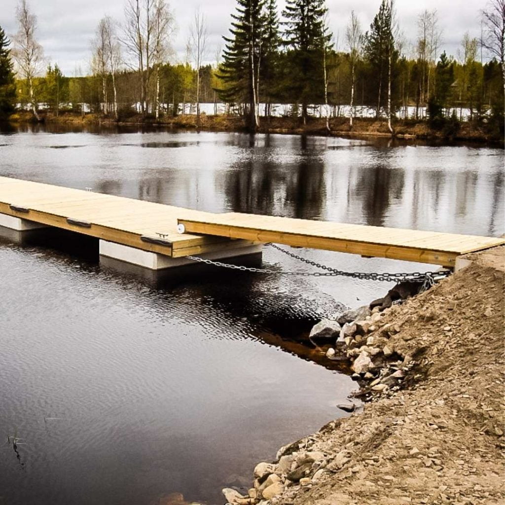 betoniponttonilaituri-rantaketjut