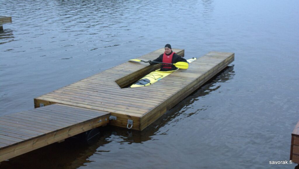 Tukeva ja turvallinen melontalaiturimme soveltuu niin ammattilaiselle, kuin harrastekäyttöön
