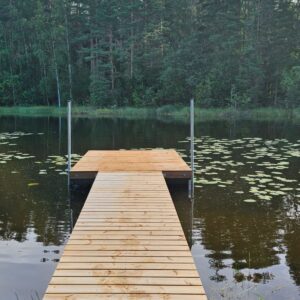 saunalaituri putkiankkureilla