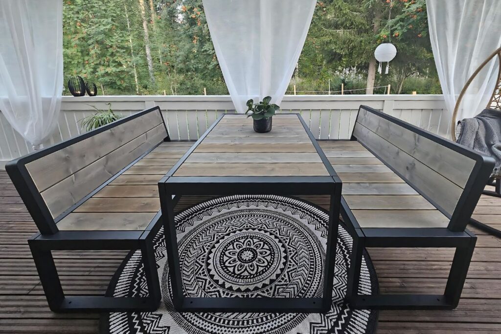 savorak design pöytä ja penkit