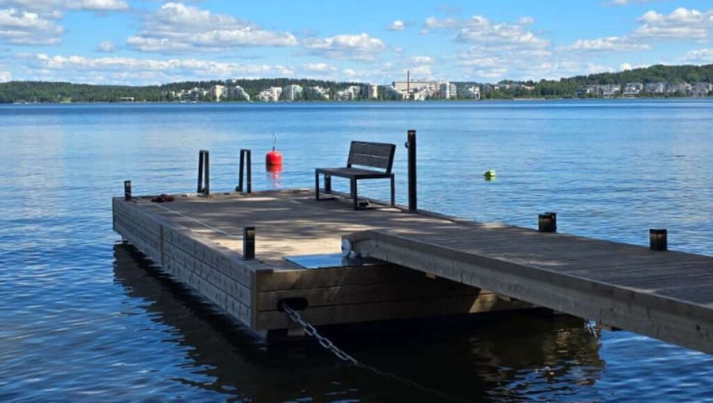 SAvorak putkiponttonilaituri 3,15x7,5m, vesijärvi