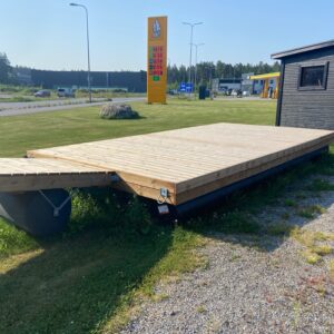 Mallilaituri Rullaponttoni 6 x 3,15 , 5 m sillalla, Raisio