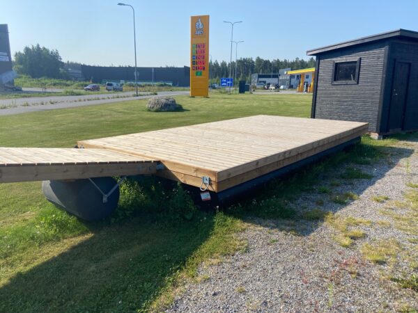 Mallilaituri Rullaponttoni 6 x 3,15 , 5 m sillalla, Raisio