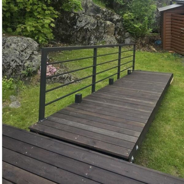 Mallilaituri Mökki 3,15x4 m, kävelysilta 1,2x5 m, Noki, Rantasalmi - Image 4