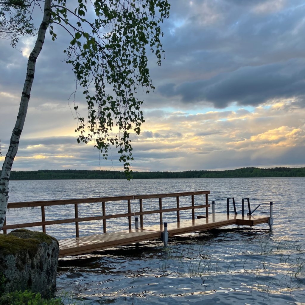 Lappeenranta uusi jokamieslaituri sivulta