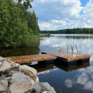 sauna 2 laituri ruskea